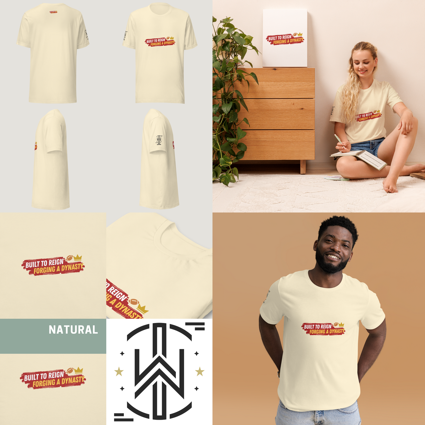 Built to Reign Tee | Light Edition | T-Shirt