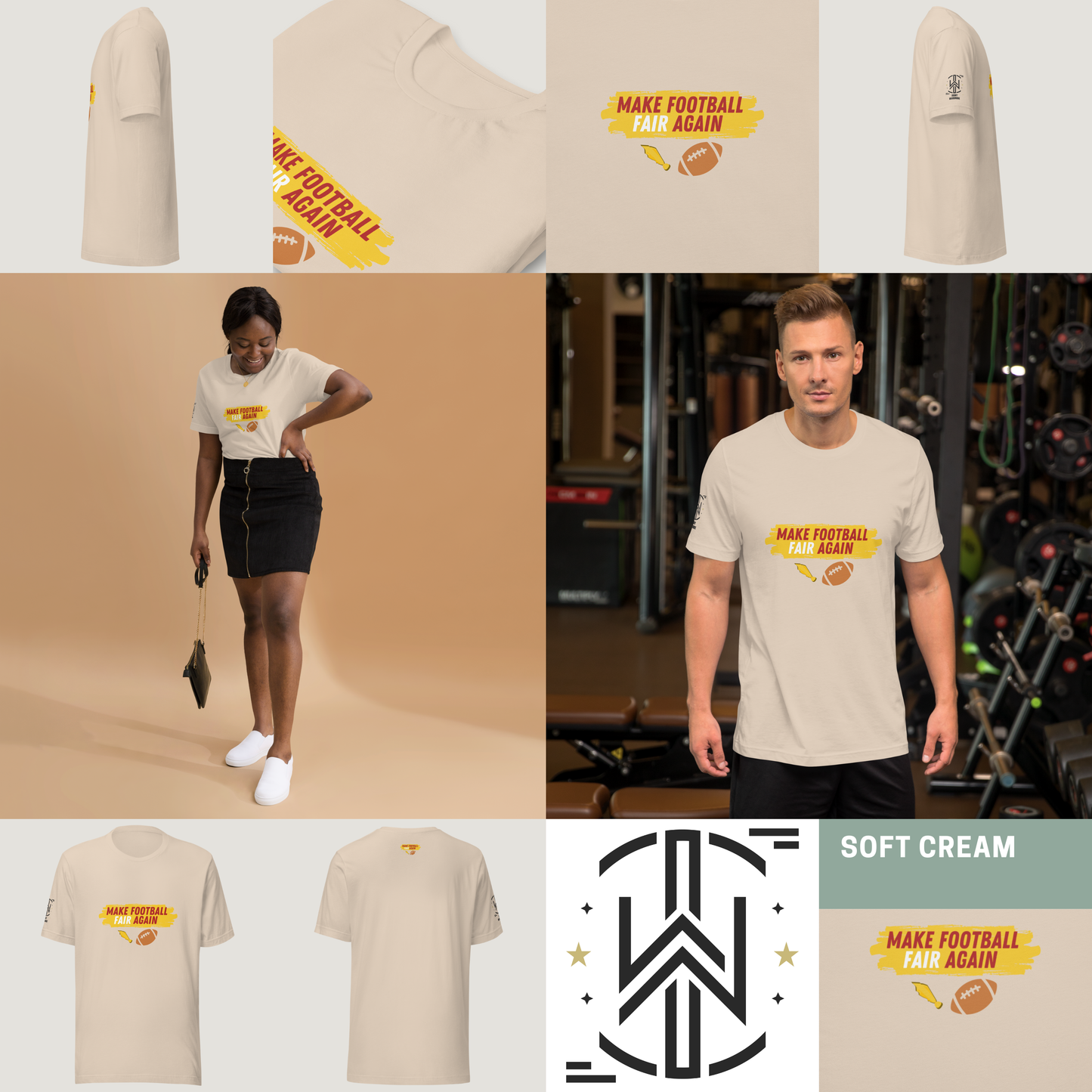 Make Football Fair Tee - Red | Light Edition | T-Shirt