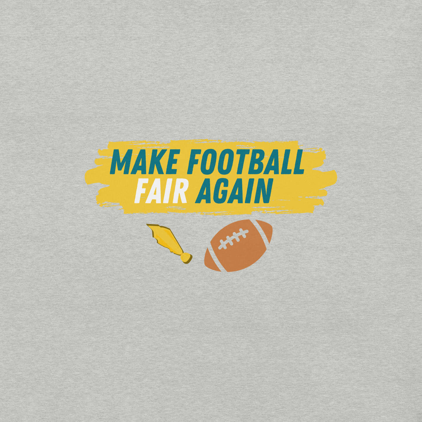 Make Football Fair Tee - Blue | Light Edition | T-Shirt
