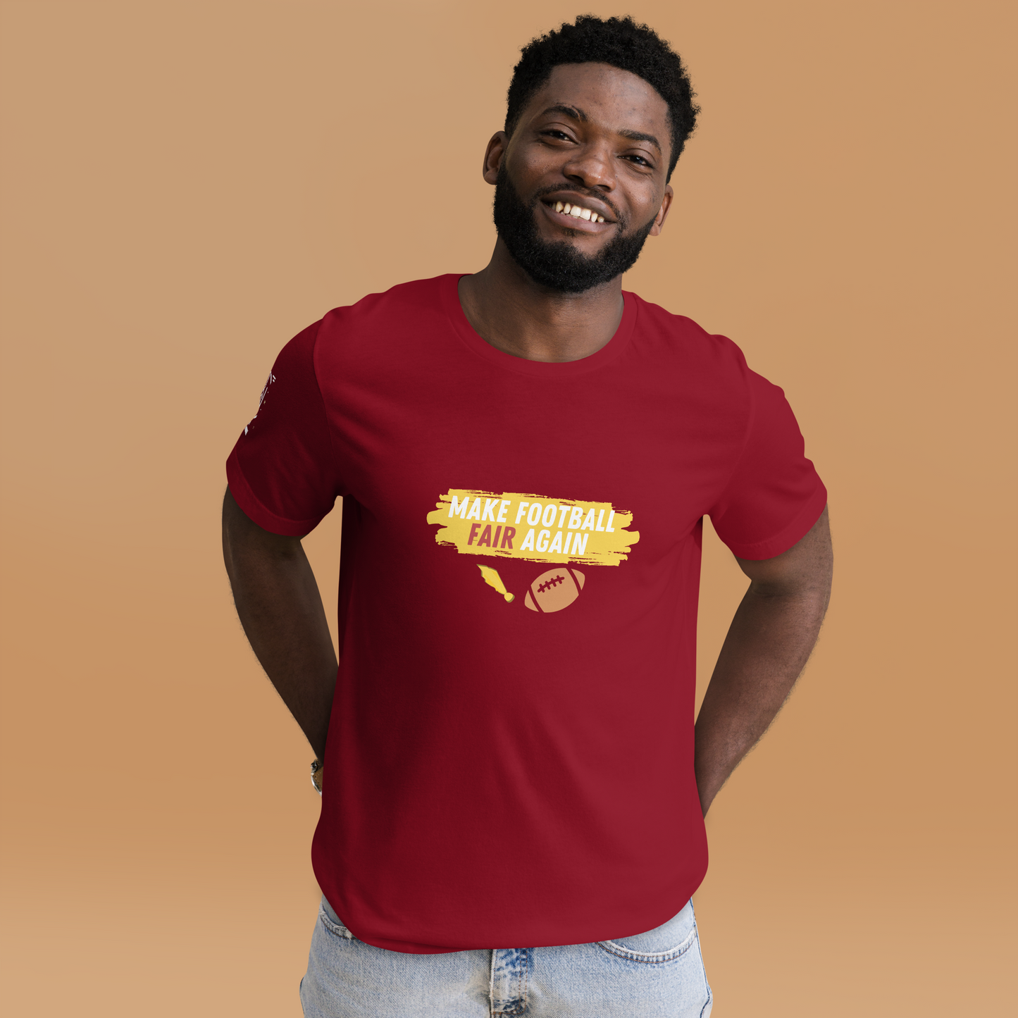 Make Football Fair Tee - Red | Dark Edition | T-Shirt