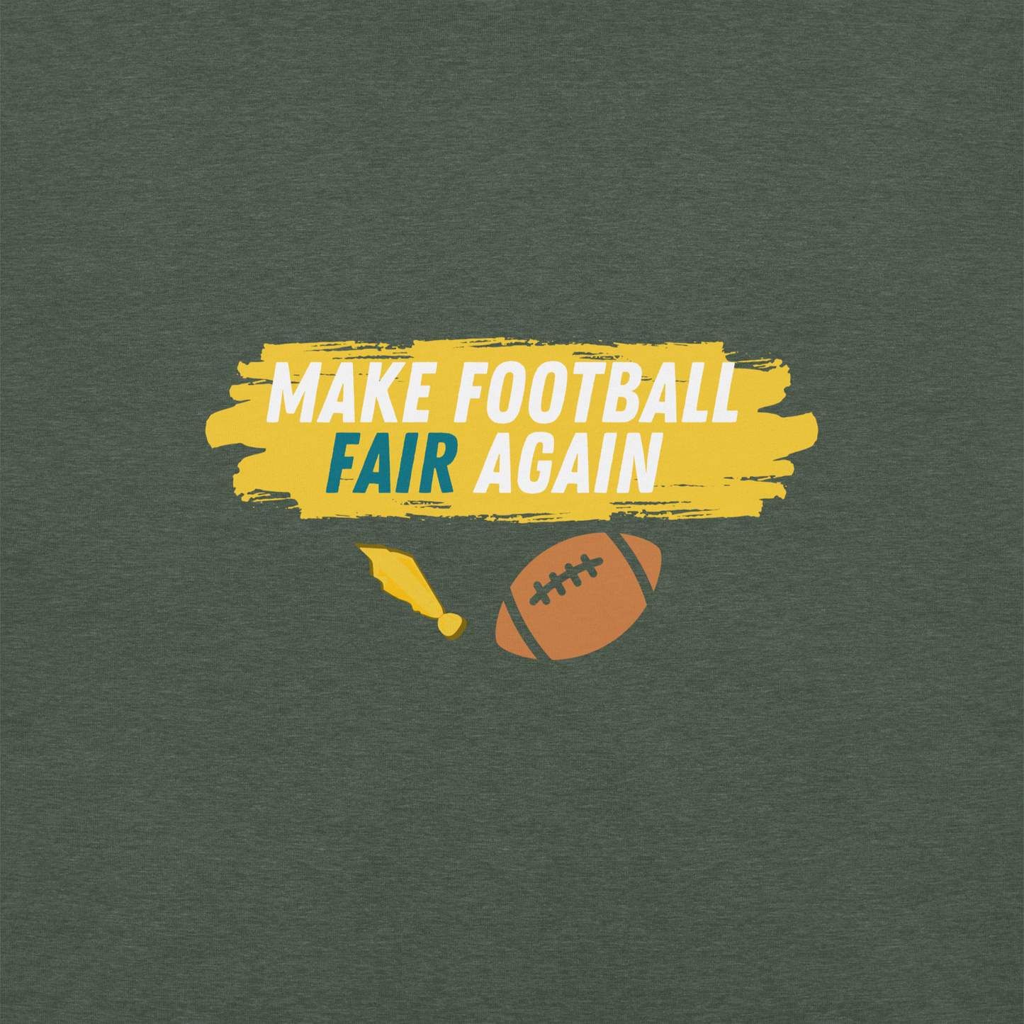 Make Football Fair Tee - Blue | Dark Edition | T-Shirt