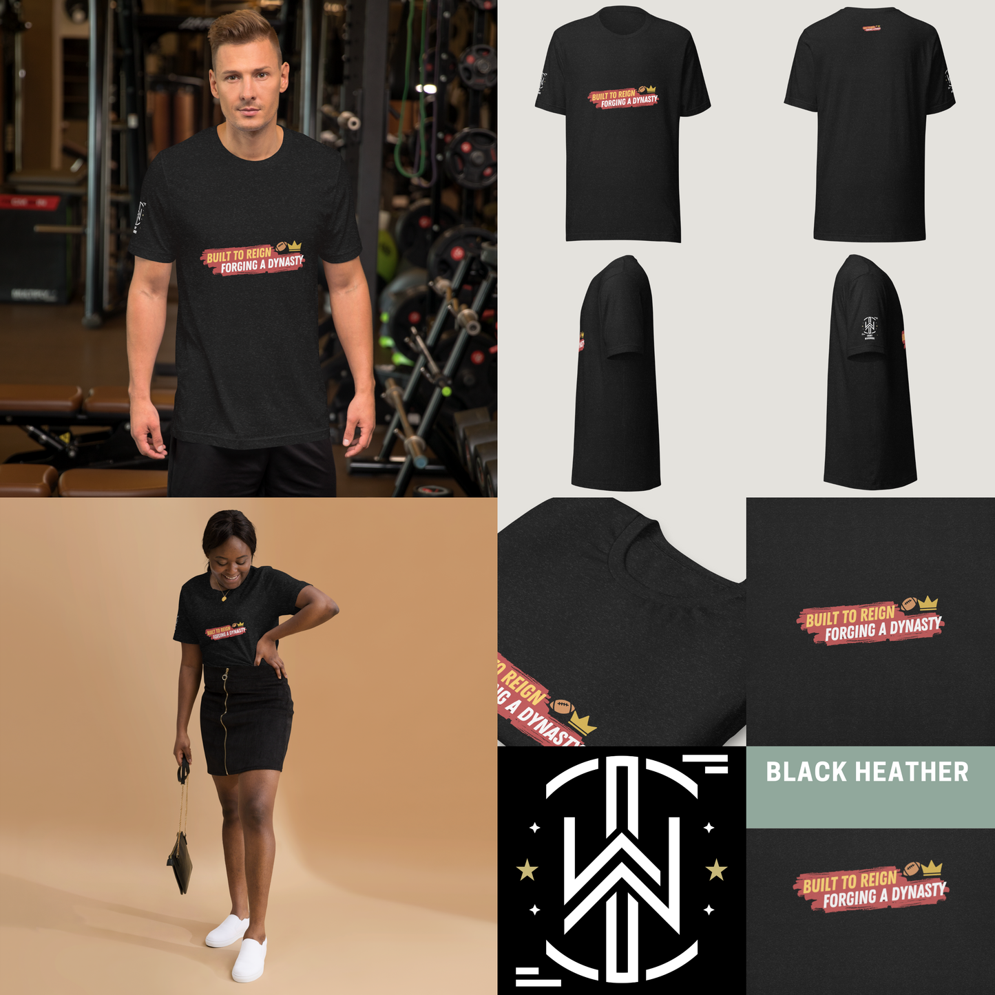 Built to Reign Tee | Dark Edition | T-Shirt