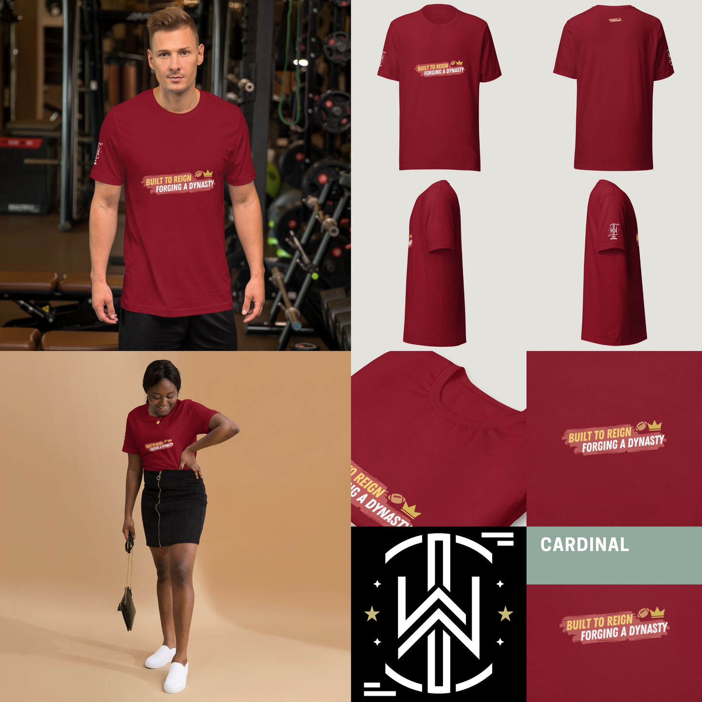 Built to Reign Tee | Dark Edition | T-Shirt