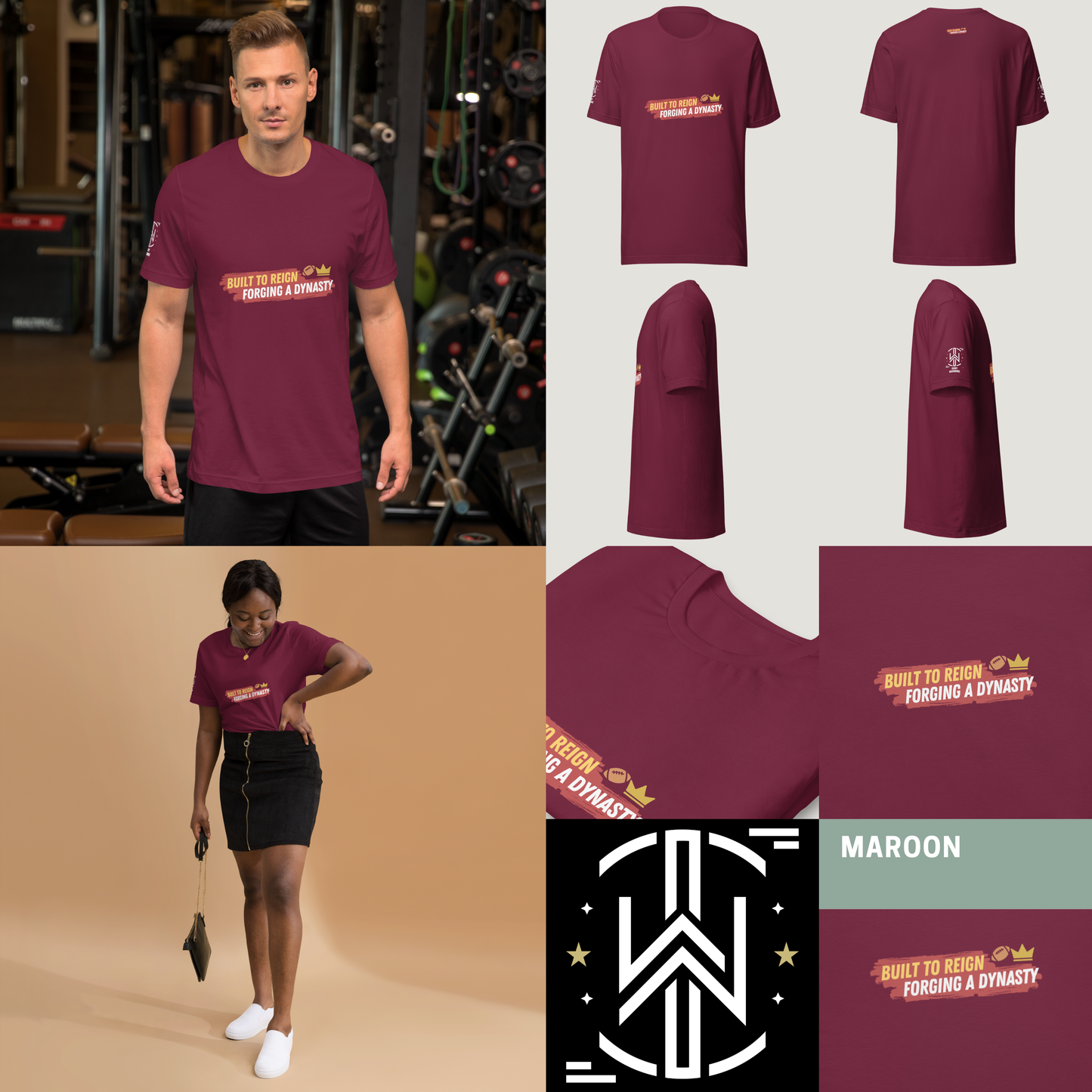 Built to Reign Tee | Dark Edition | T-Shirt