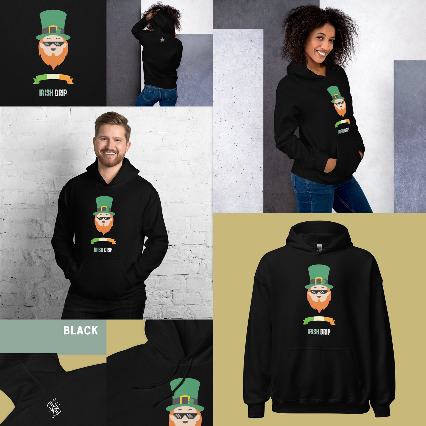 Irish Drip | Dark Edition | Hoodie