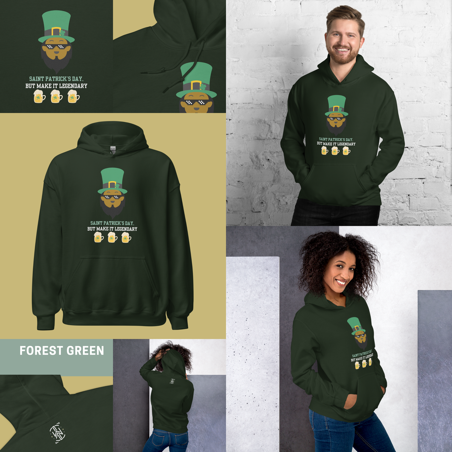 Legendary St. Patrick’s | Dark Edition | Hoodie