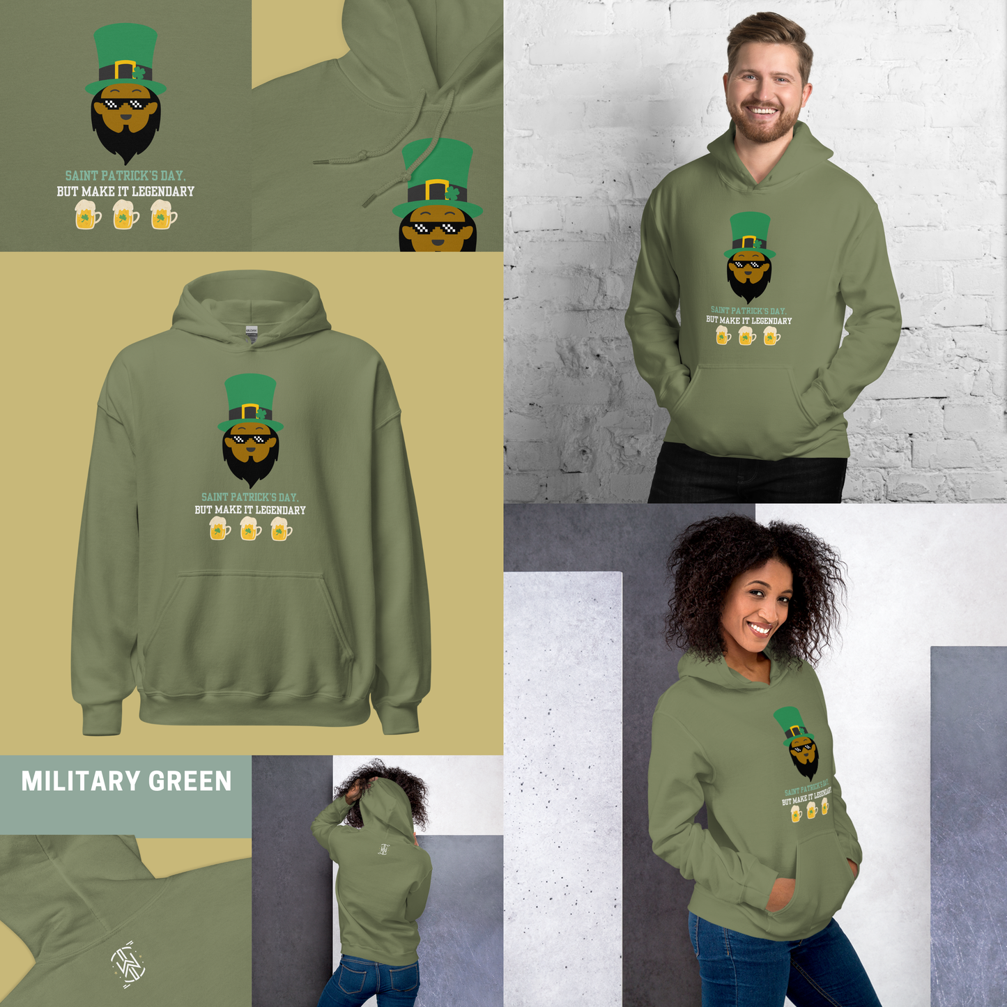 Legendary St. Patrick’s | Dark Edition | Hoodie