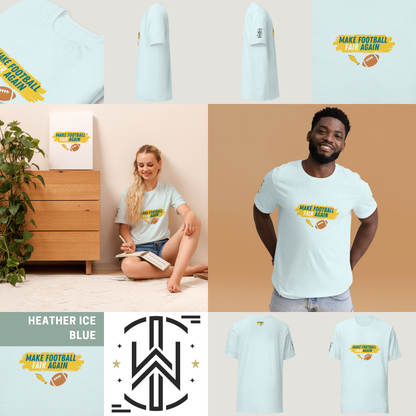 Make Football Fair Tee - Blue | Light Edition | T-Shirt