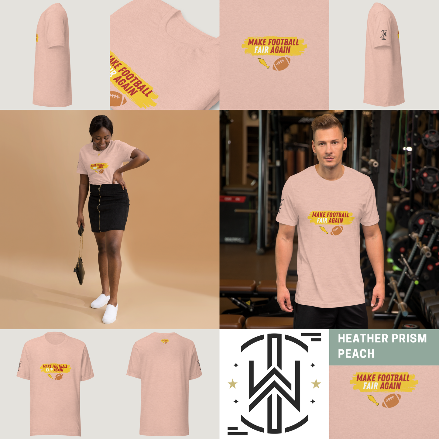 Make Football Fair Tee - Red | Light Edition | T-Shirt