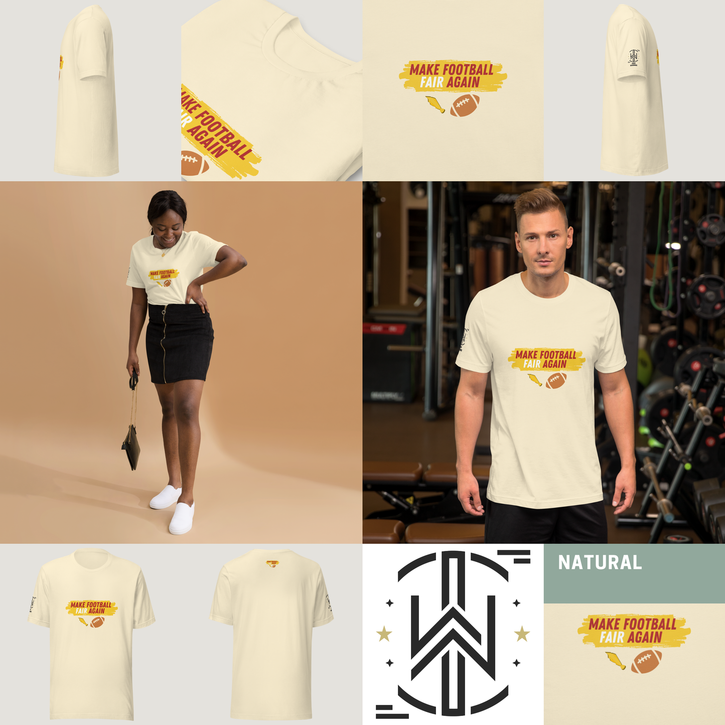 Make Football Fair Tee - Red | Light Edition | T-Shirt