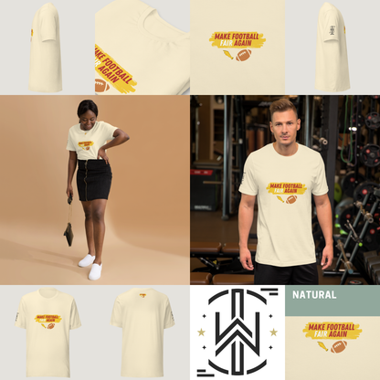 Make Football Fair Tee - Red | Light Edition | T-Shirt