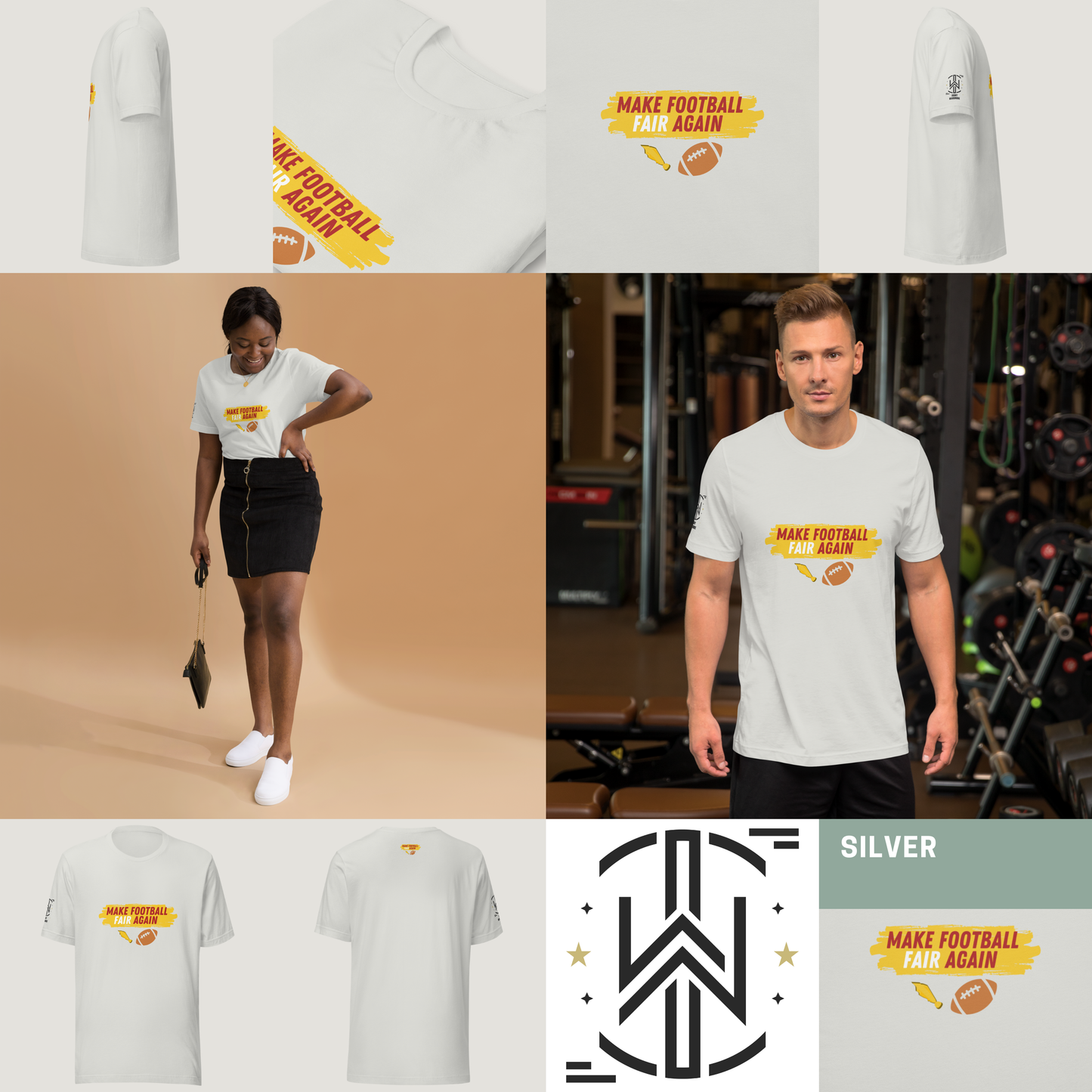 Make Football Fair Tee - Red | Light Edition | T-Shirt