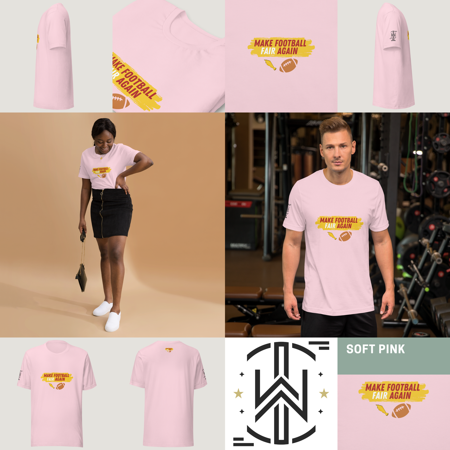 Make Football Fair Tee - Red | Light Edition | T-Shirt