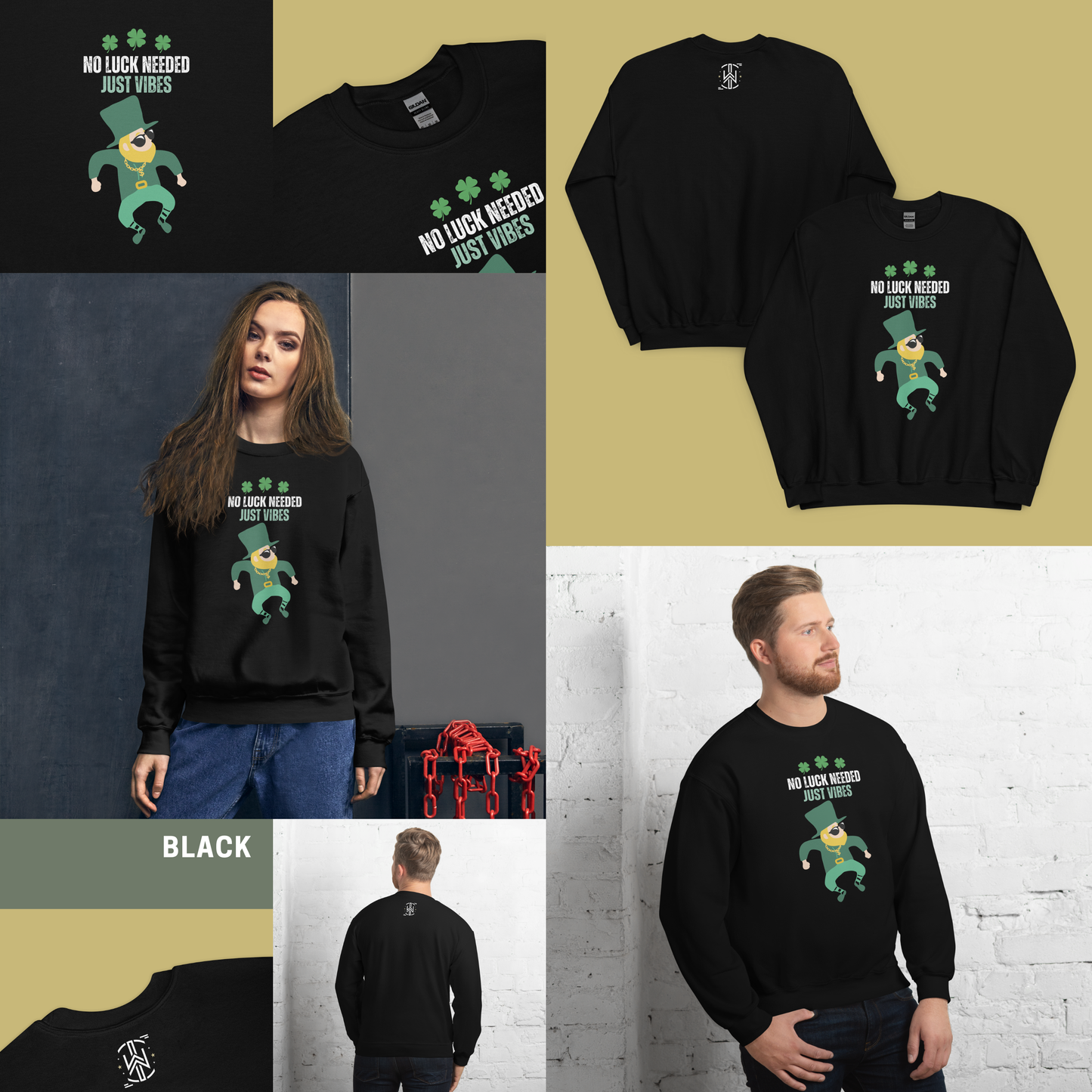 No Luck Needed | Dark Edition | Sweatshirt