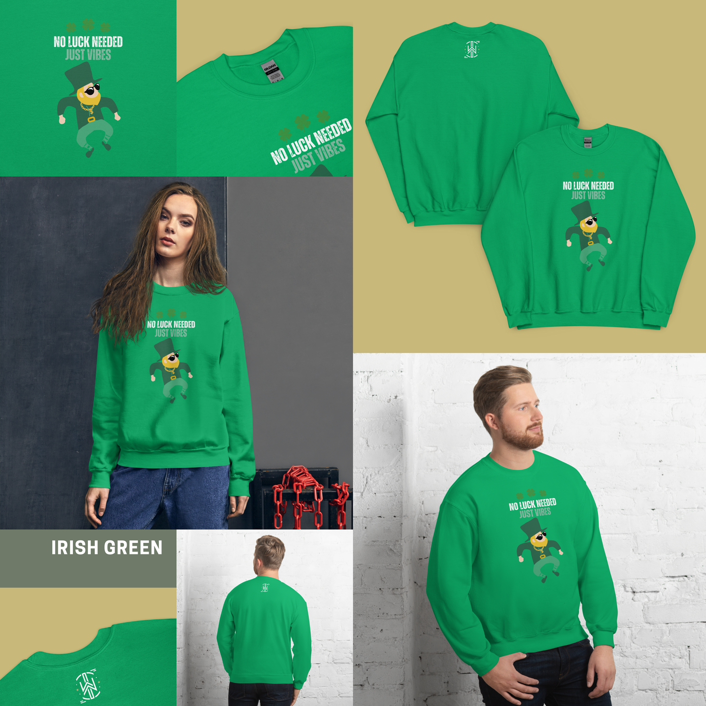 No Luck Needed | Dark Edition | Sweatshirt