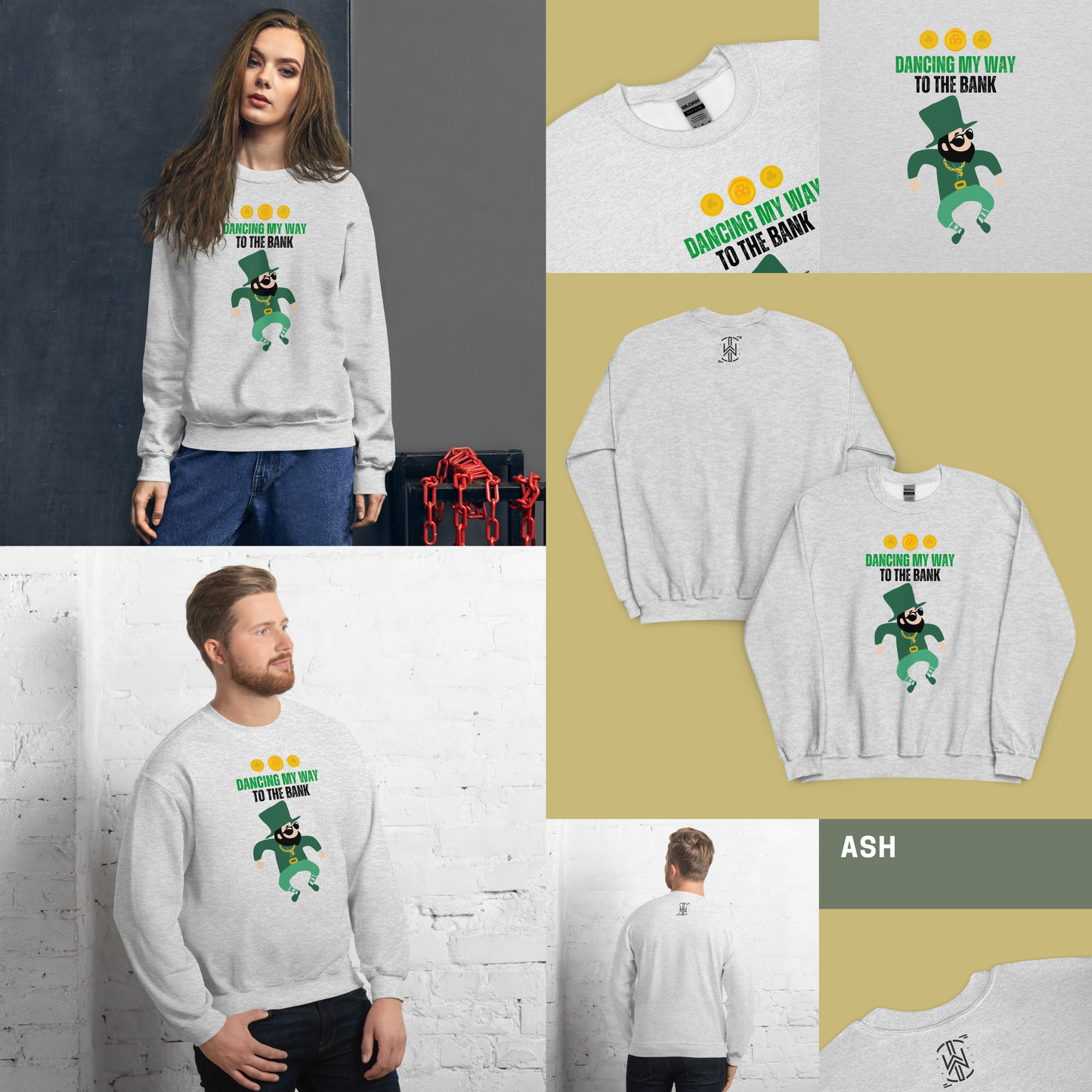 Dancing to the Bank | Light Edition | Sweatshirt