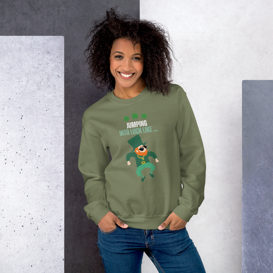 Jumping Into Luck | Dark Edition | Sweatshirt