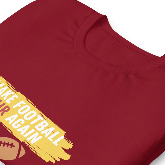 Make Football Fair Tee - Red | Dark Edition | T-Shirt